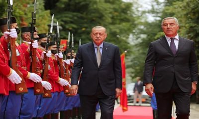 Cumhurbaşkanı Erdoğan, Karadağ Cumhurbaşkanlığı Rezidansı’nda