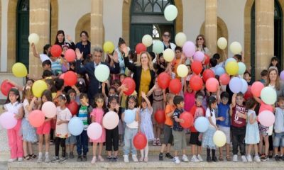 Cumhurbaşkanı Ersin Tatar’ın eşi Sibel Tatar, Dünya Çocuk Günü’nde, çocuklarla buluştu