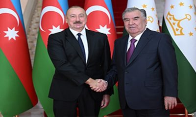 Мулоқот бо Президенти Ҷумҳурии Озарбойҷон Илҳом Алиев