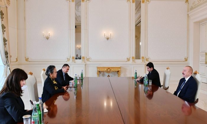İlham Aliyev, BM Asya ve Pasifik Ekonomik ve Sosyal Komisyonu genel sekreterini kabul etti