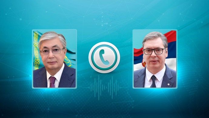 Kassym-Jomart Tokayev had a phone conversation with the President of Serbia