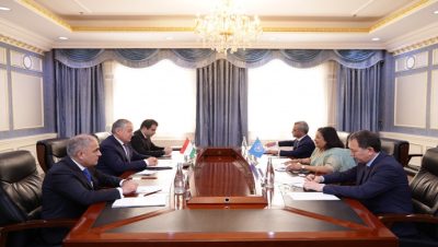 Meeting of the Minister with the Regional representative of the UNODC in Central Asia