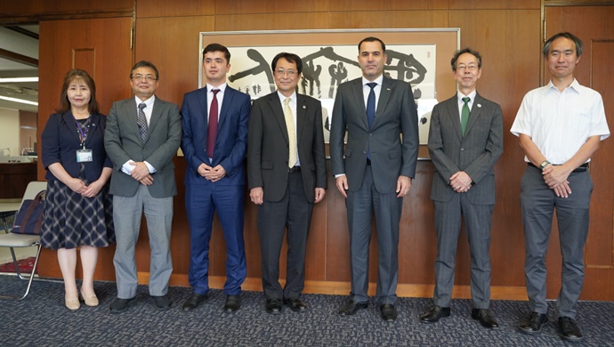 Meeting with the President of the University of Tsukuba